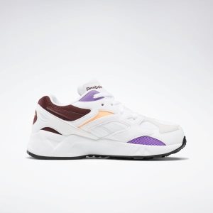 Adidasy Dziecięce Reebok Aztrek 96 Białe/Bordowe PL 57PDCOK